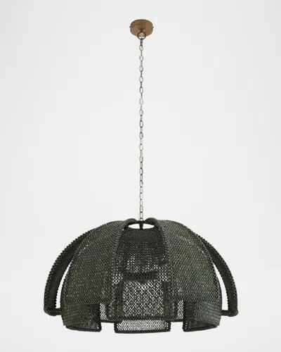 Arteriors Kamari 36" 3-light Chandelier In Black