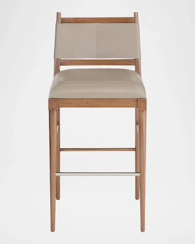 Arteriors Keegan Bar Stool In Brown