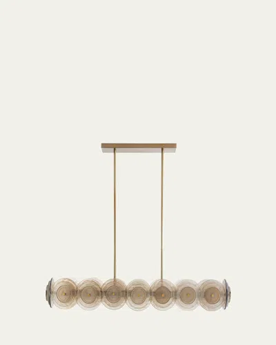 Arteriors Kinlee 51" 12-light Chandelier In Gold