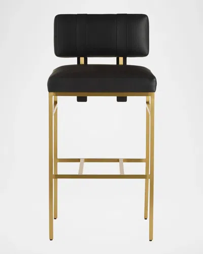 Arteriors Laney Bar Stool In Black