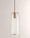 Arteriors Laura Kirar For  Ice Large Pendant In Transparent