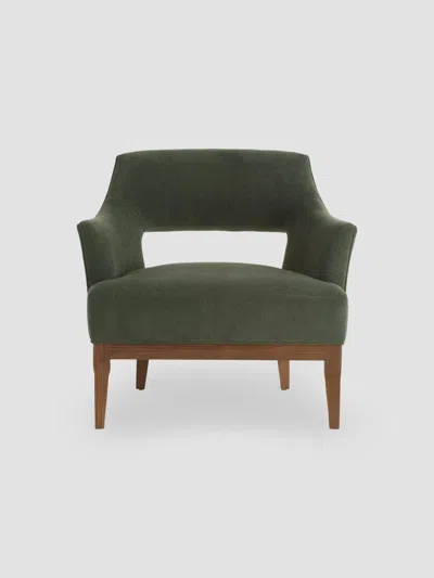 Arteriors Laurette Performance Chenille Chair In Green
