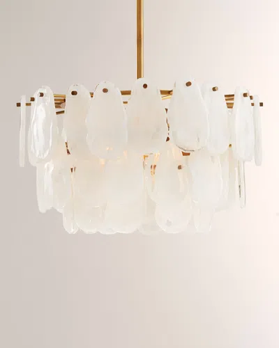 Arteriors Leon Chandelier In White