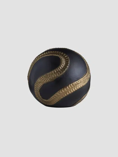 Arteriors Marnie Sphere Sculpture In Black