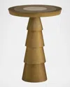 Arteriors Mathis End Table In Brown