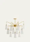 Arteriors Mika Chandelier In White