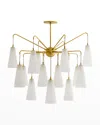 Arteriors Mika Chandelier In White