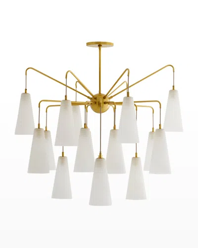 Arteriors Mika Chandelier In White