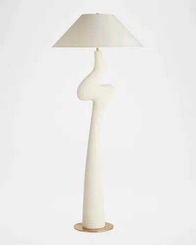 Arteriors Nicolette 70" Floor Lamp In White