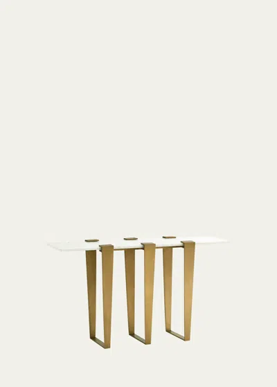Arteriors Octavia Console Table In White