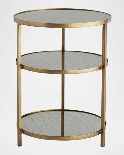 Arteriors Percy End Table In Gold