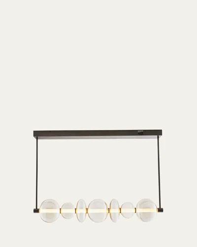 Arteriors Raphael 48" Led Linear Chandelier In Black