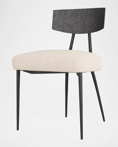 Arteriors Reynard Dining Side Chair In Gray