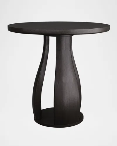 Arteriors Samara Entry Table, 40" Round In Black