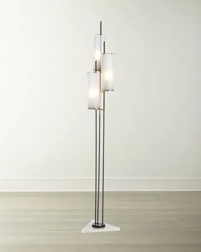 Arteriors Stefan Floor Lamp In Black