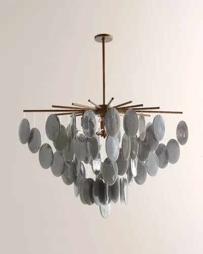 Arteriors Tiffany 42" 8-light Chandelier In Gray