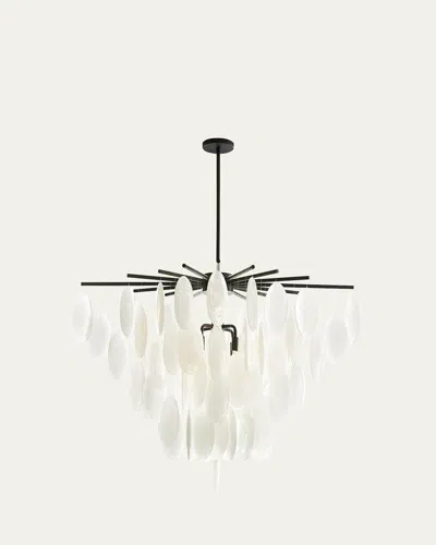 Arteriors Tiffany 42" 8-light Chandelier In Black