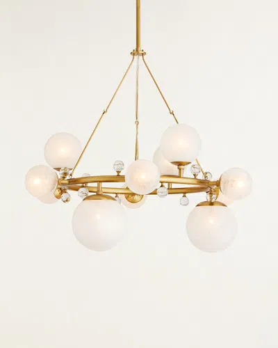 Arteriors Troon Round Chandelier In Gold