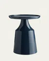 Arteriors Turnin Side Table In Navy