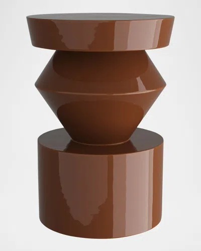 Arteriors Uma Accent Table In Paprika