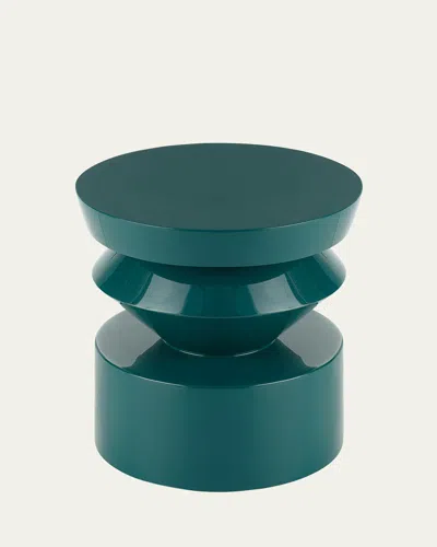 Arteriors Uma Side Table In Teal