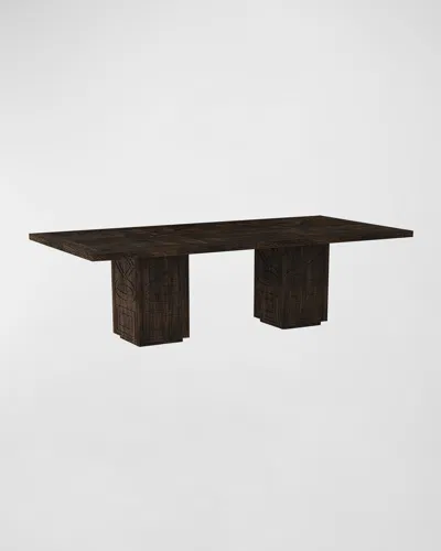 Arteriors Vargueo Dining Table, 84" In Black