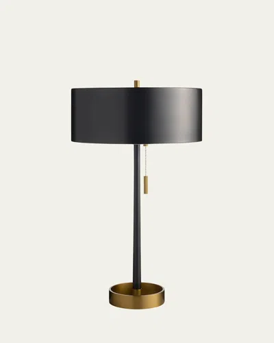 Arteriors Violetta 23" 2-light Table Lamp In Black
