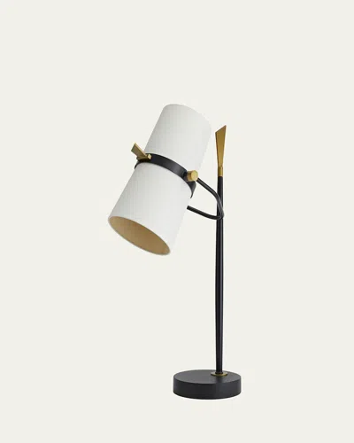 Arteriors Yasmin 28" Adjustable 2-light Table Lamp In Black