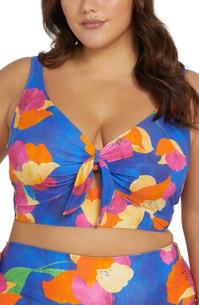 Artesands Au Contraire Cezanne D- & Dd-cup Underwire Bikini Top In Blue