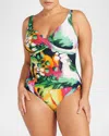 Artesands Chelona Delacroix One-piece Swimsuit In Chelona