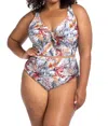 Artesands Eco Paradise High Leg High Waist Swim Bottom In Pale Blue In Blue
