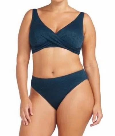 Artesands La Traviata Delacroix Bikini Top In Navy In Blue