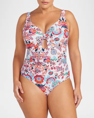 Artesands Loquacious Cezanne Underwire One-piece Swimsuit (d/dd) In Loquiacious