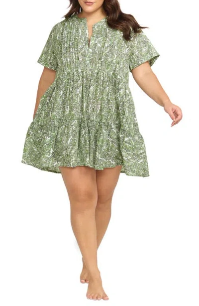 Artesands Mudlahara Gershwin Cover-up Dress In Green