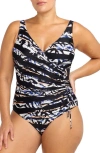 ARTESANDS PROVENANCE REMBRANT RUCHED ONE-PIECE SWIMSUIT