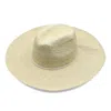 Artesano Milano Clasico Wide Brim Natural Hat With Natural Crochet