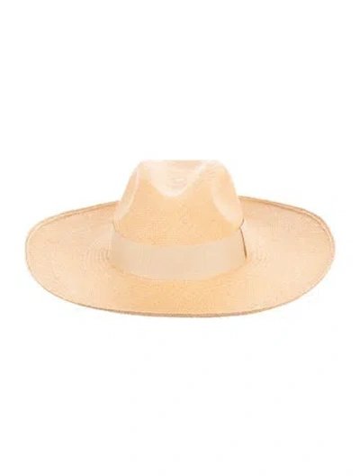 Pre-owned Artesano Panama Straw Hat W/tags In Neutral