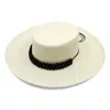 Artesano Raku Cordovez Wide Brim Natural Hat With Black Tagua