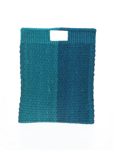 Pre-owned Artesano Satchel In Blue