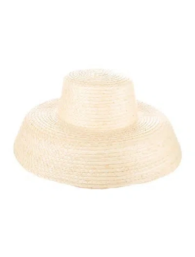 Pre-owned Artesano Straw Hat W/tags In Neutrals