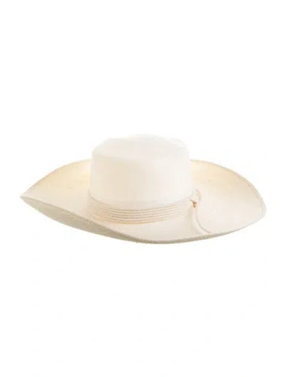 Pre-owned Artesano Toquilla Straw Hat W/tags In Neutrals