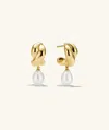 Artevent Brioche Pearl Drop Earring