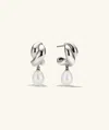 Artevent Brioche Pearl Drop Earring