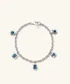Artevent Geo Station Bracelet In Blue