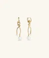 Artevent Loose Knot Pearl Earrings