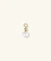 Artevent Pearl Gemstone Hoop Charm