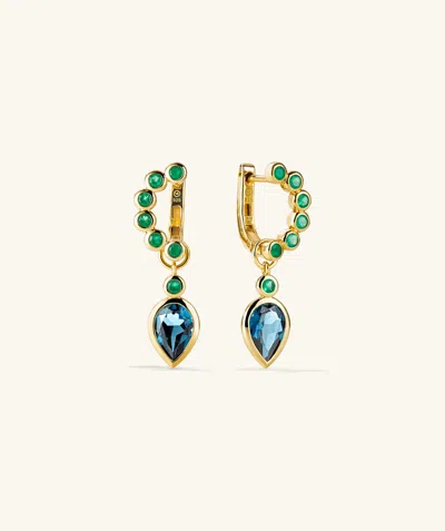 Artevent Remy Gemstone Charm Hoops
