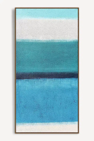 Artfully Walls A Warm Turquoise Scarf Wall Art
