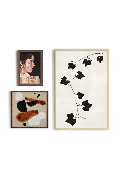 Artfully Walls Abstract Botanicals 3 Gallery Wall Art In Multi