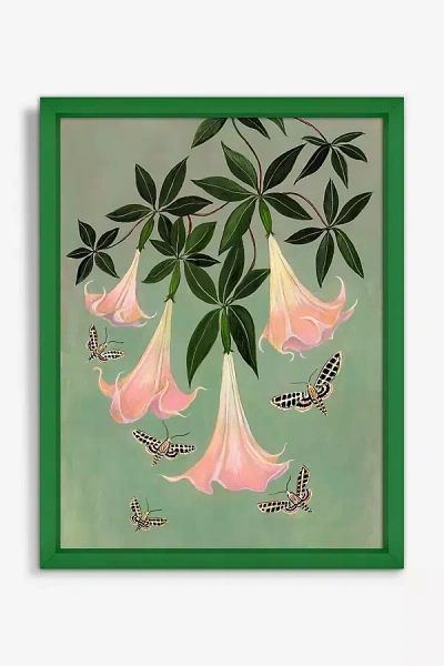 Artfully Walls Angel's Trumpets Wall Art In Green